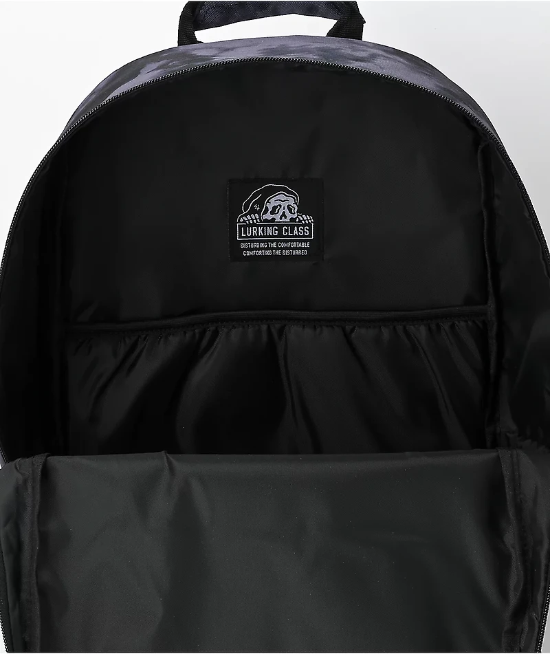 Lurking Class by Sketchy Tank Fungal Black Tie Dye Backpack