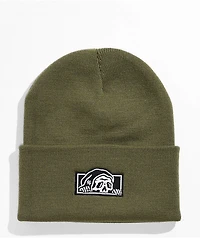 Lurking Class by Sketchy Tank Gas Station Olive Beanie