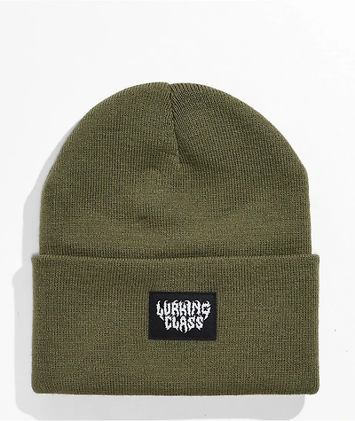 Lurking Class by Sketchy Tank Gas Station Olive Beanie