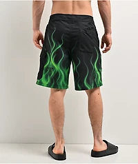 Lurking Class by Sketchy Tank Ghost Rhider Black Cargo Board Shorts
