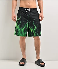 Lurking Class by Sketchy Tank Ghost Rhider Black Cargo Board Shorts
