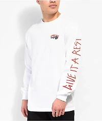 Lurking Class by Sketchy Tank Give It A Rest White Long Sleeve T-Shirt