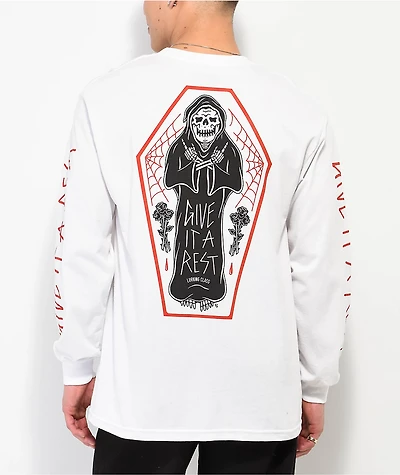 Lurking Class by Sketchy Tank Give It A Rest White Long Sleeve T-Shirt