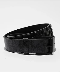 Lurking Class by Sketchy Tank Global Infestation Black & Grey Studded Belt