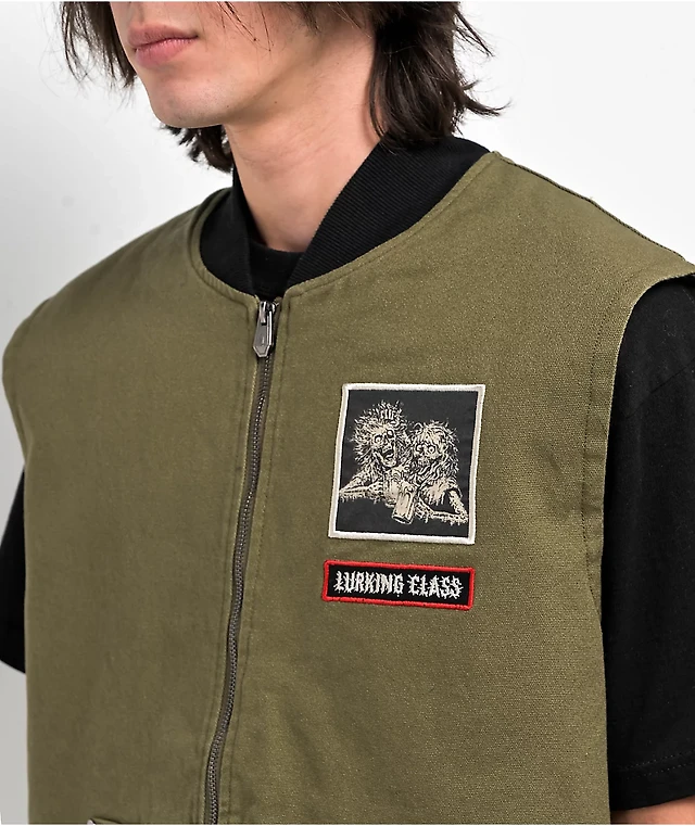 Lurking Class by Sketchy Tank Global Infestation Green Vest at