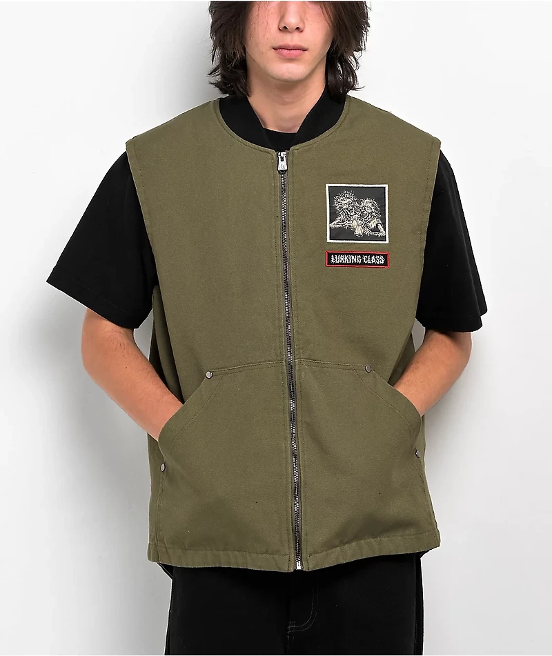 Lurking Class by Sketchy Tank Global Infestation Green Vest
