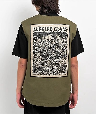 Lurking Class by Sketchy Tank Global Infestation Green Vest