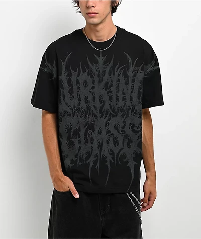 Lurking Class by Sketchy Tank Grave Robber Black T-Shirt