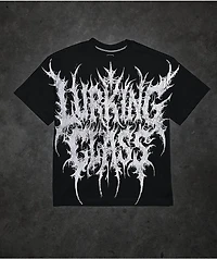 Lurking Class by Sketchy Tank Grave Robber Reflective Black T-Shirt