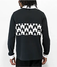 Lurking Class by Sketchy Tank Graves Black Rugby Shirt