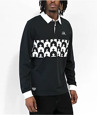 Lurking Class by Sketchy Tank Graves Black Rugby Shirt
