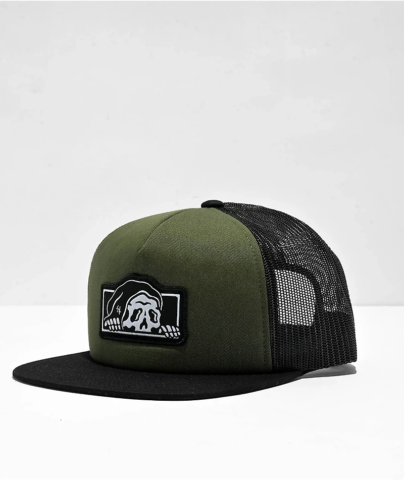Lurking Class by Sketchy Tank Green & Black Trucker Hat