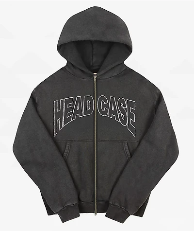 Lurking Class by Sketchy Tank Head Case Black Wash Zip Hoodie