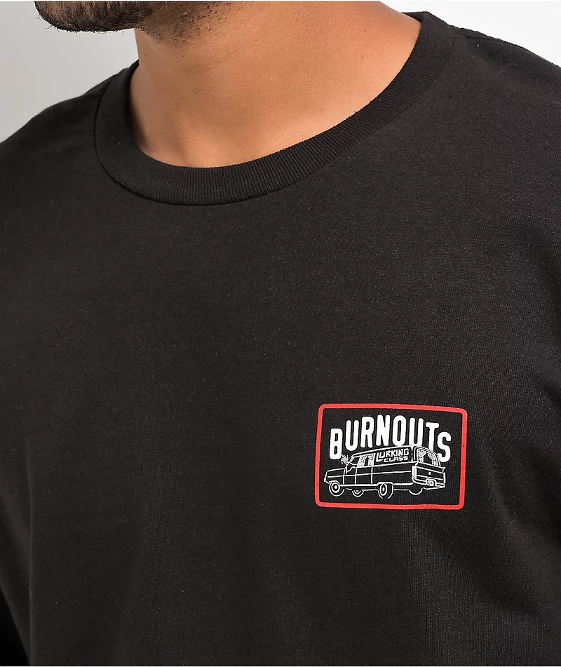 Lurking Class by Sketchy Tank Hearse Black Long Sleeve T-Shirt