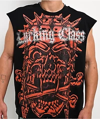 Lurking Class by Sketchy Tank Heavy Metal Parking Lot Black Tank Top