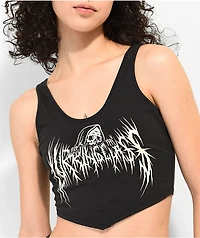Lurking Class by Sketchy Tank Hesh Black Bandana Crop Top