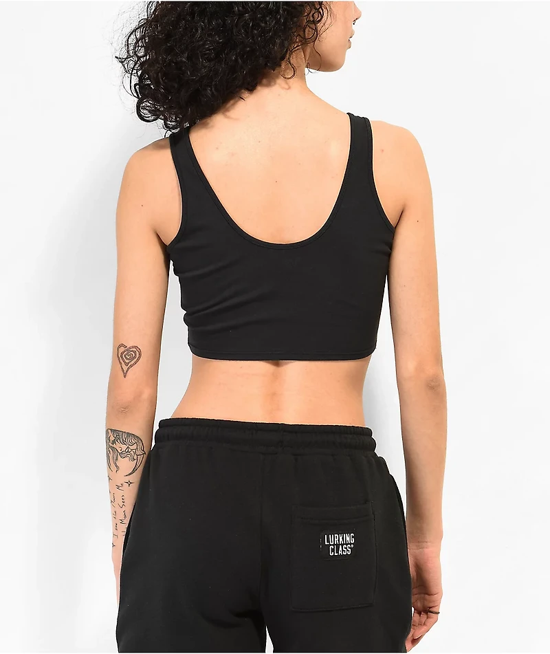 Lurking Class by Sketchy Tank Hesh Black Bandana Crop Top