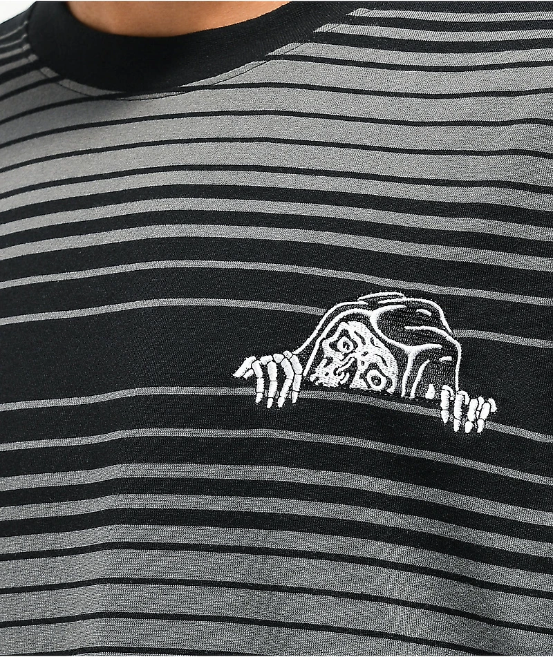 Lurking Class by Sketchy Tank Hombre Black Stripe Long Sleeve T-Shirt
