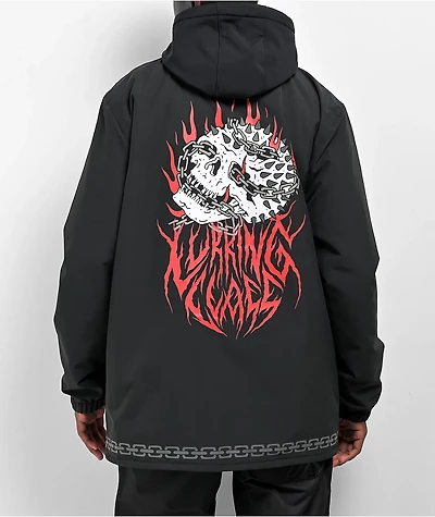 Lurking Class by Sketchy Tank Impale Black Snowboard Jacket