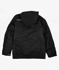 Lurking Class by Sketchy Tank Jacquard Skulls 10K Black Snowboard Jacket