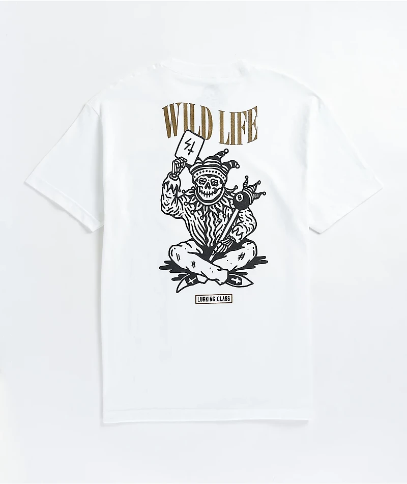 Lurking Class by Sketchy Tank Joker White T-Shirt