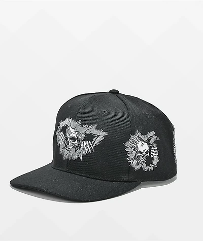 Lurking Class by Sketchy Tank Keeper Black Snapback Hat