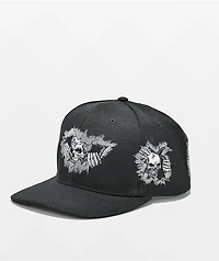 Lurking Class by Sketchy Tank Keeper Black Snapback Hat