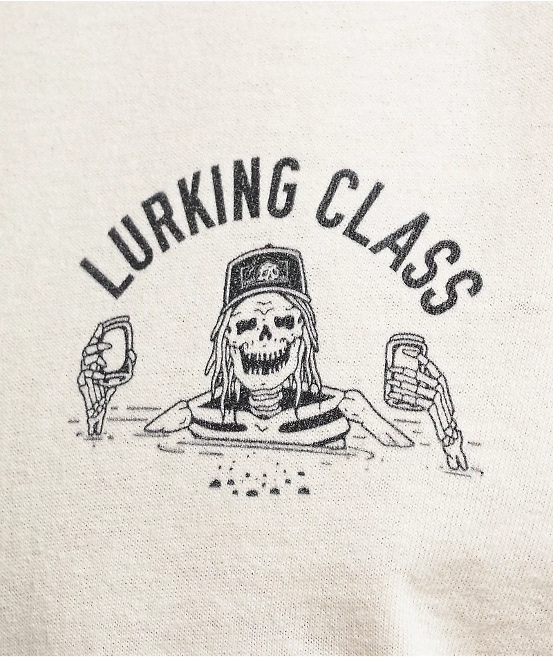 Lurking Class by Sketchy Tank Living The Dream Cream T-Shirt