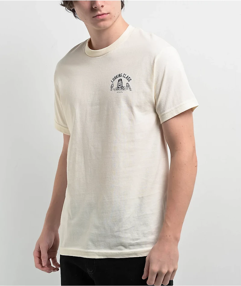Lurking Class by Sketchy Tank Living The Dream Cream T-Shirt