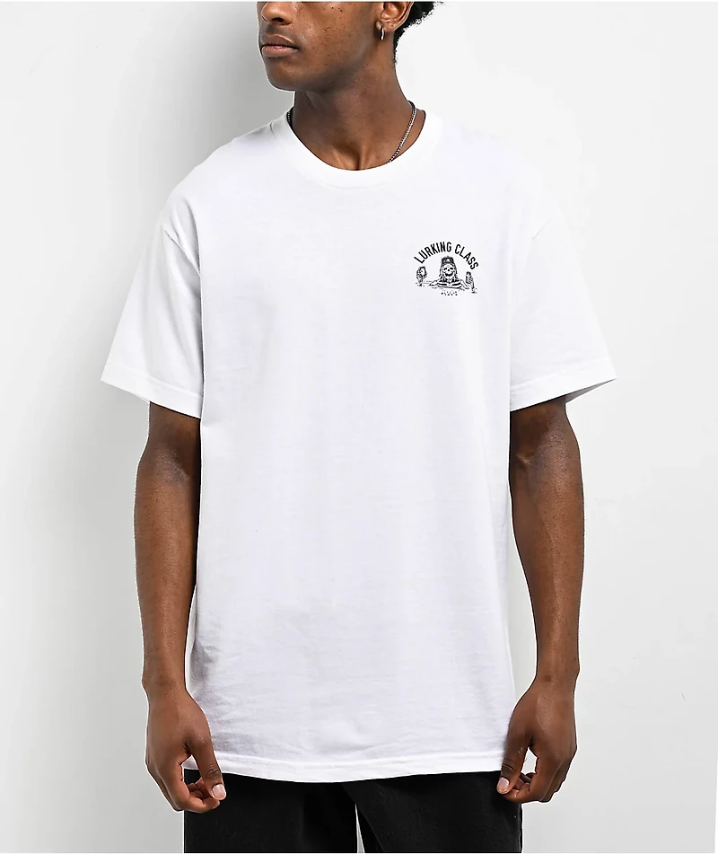 Lurking Class by Sketchy Tank Living The Dream White T-Shirt