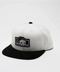 Lurking Class by Sketchy Tank Logo Black & White Snapback Hat