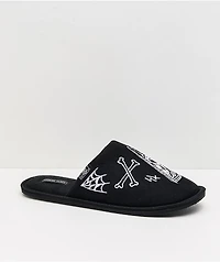 Lurking Class by Sketchy Tank Logo Black Slippers