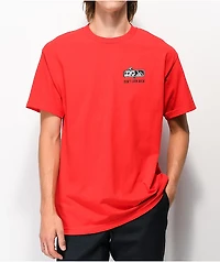 Lurking Class by Sketchy Tank Look Back Red T-Shirt