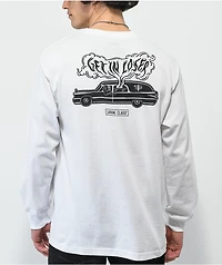 Lurking Class by Sketchy Tank Loser White Long Sleeve T-Shirt