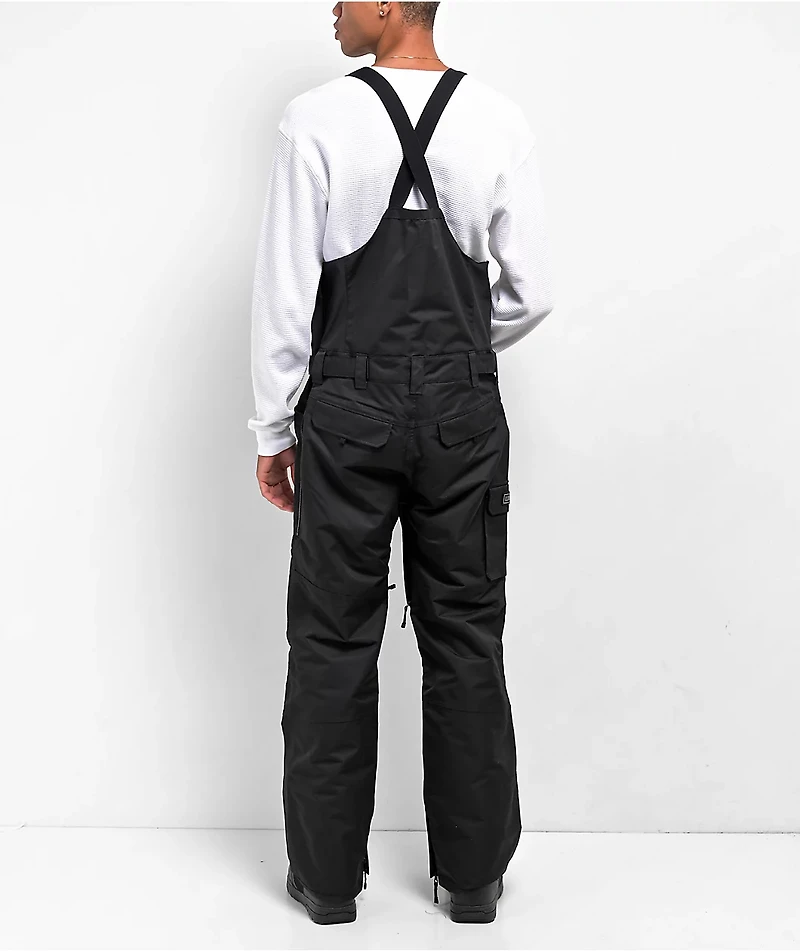 Lurking Class by Sketchy Tank Lurk Coffin Black 10K Snowboard Bib Pants 2024