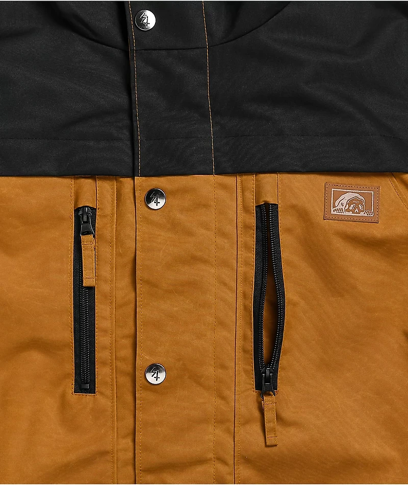 Lurking Class by Sketchy Tank Lurk Wear Tobacco 10K Snowboard Jacket