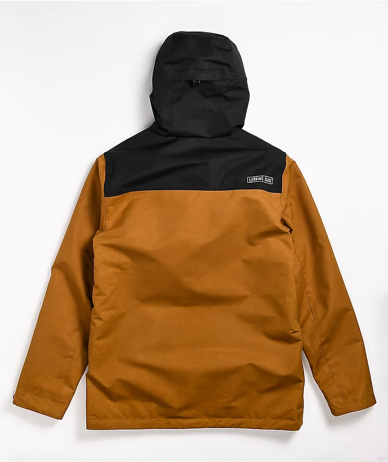 Lurking Class by Sketchy Tank Lurk Wear Tobacco 10K Snowboard Jacket
