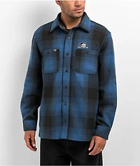 Lurking Class by Sketchy Tank Lurker Black & Blue Flannel Shirt