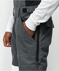 Lurking Class by Sketchy Tank Lurker Black & White Snowboard Bib Pants