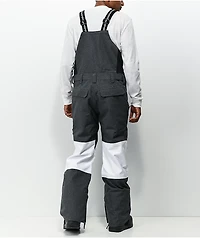 Lurking Class by Sketchy Tank Lurker Black & White Snowboard Bib Pants