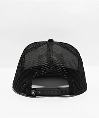 Lurking Class by Sketchy Tank Lurker Black & White Trucker Hat