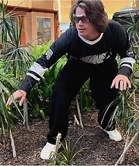 Lurking Class by Sketchy Tank Lurker Black Hockey Jersey