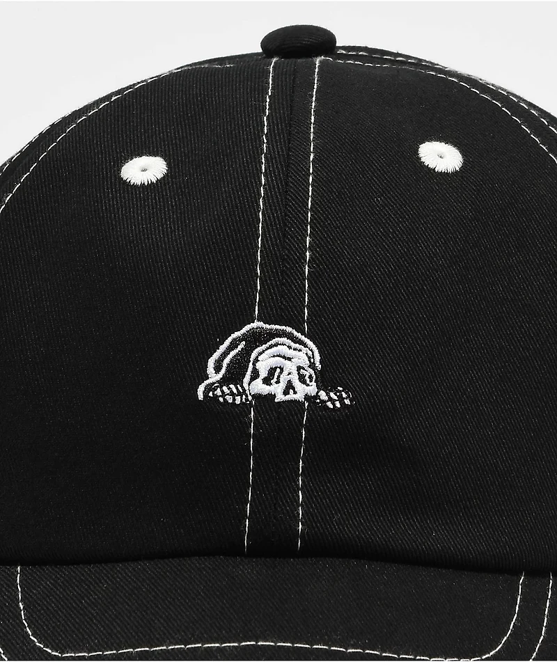 Lurking Class by Sketchy Tank Lurker Black Strapback Hat