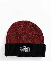 Lurking Class by Sketchy Tank Lurker Box Logo Black & Red Beanie
