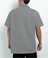 Lurking Class by Sketchy Tank Lurker Navy Blue & White Half Zip Work Shirt
