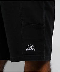 Lurking Class by Sketchy Tank Lurker Wash Black Denim Shorts