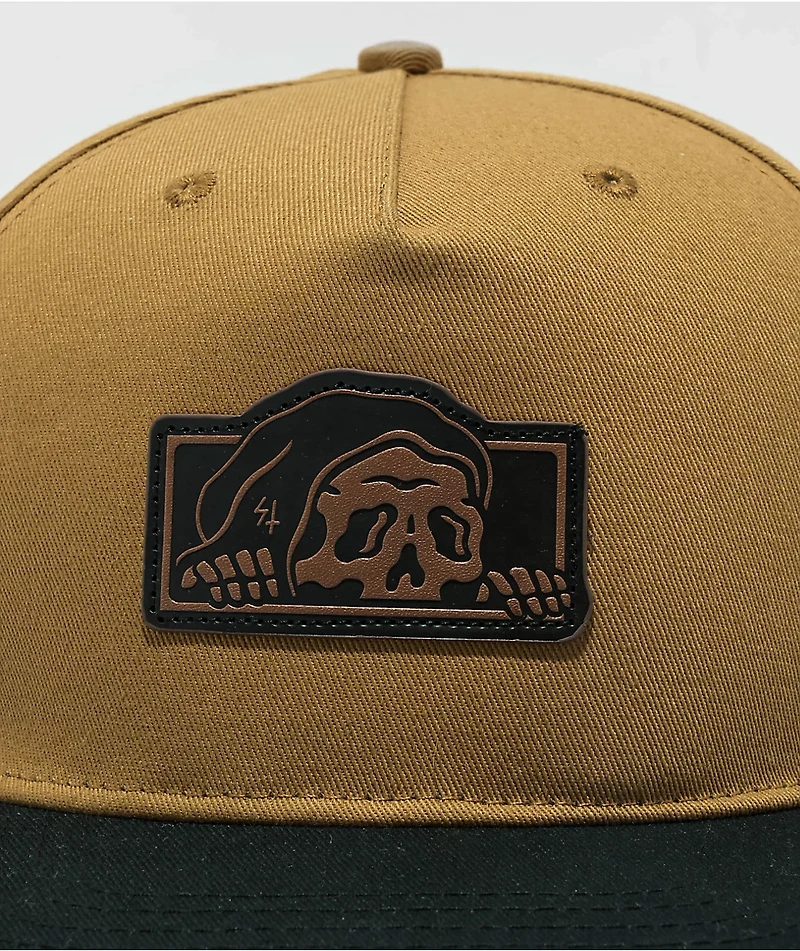 Lurking Class by Sketchy Tank Lurkwear Brown Snapback Hat