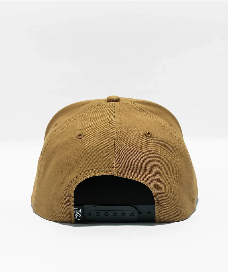 Lurking Class by Sketchy Tank Lurkwear Brown Snapback Hat