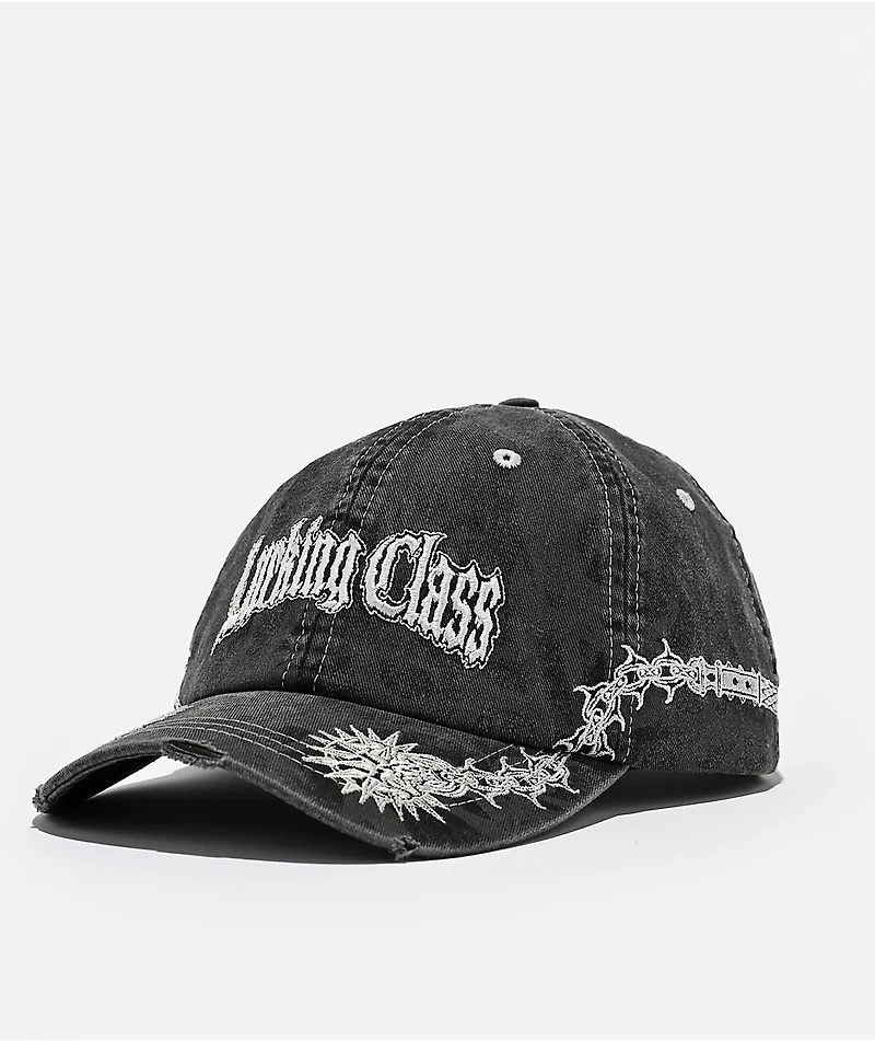 Lurking Class by Sketchy Tank Maced Black Wash Strapback Hat