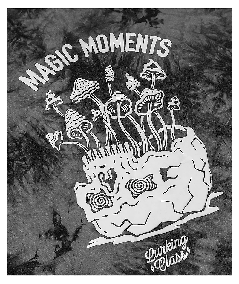 Lurking Class by Sketchy Tank Magic Moments Black Tie Dye Long Sleeve T-Shirt